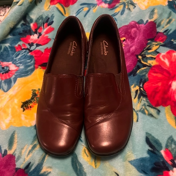 Sz 11M brown Clark shoes - Picture 2 of 6